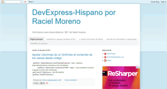 Desktop Screenshot of devexpresshispano.blogspot.com