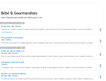 Tablet Screenshot of bebeetgourmandises.blogspot.com