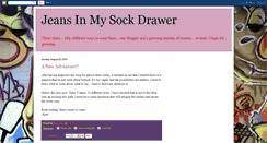 Desktop Screenshot of jeansinmysockdrawer.blogspot.com