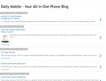 Tablet Screenshot of dailymobiles.blogspot.com