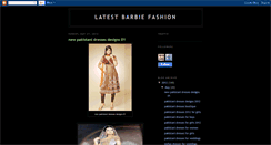 Desktop Screenshot of latestbarbiefashion.blogspot.com