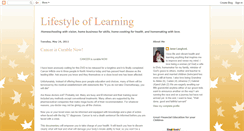 Desktop Screenshot of lifestyleoflearning.blogspot.com