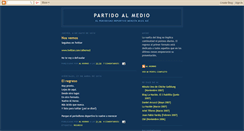 Desktop Screenshot of partidoalmedio.blogspot.com