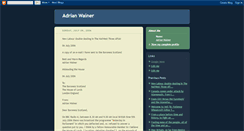 Desktop Screenshot of adrianwainer.blogspot.com