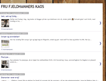 Tablet Screenshot of frufjeldhammerskaos.blogspot.com