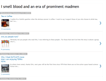 Tablet Screenshot of ismellbloodandaneraofprominentmadmen.blogspot.com