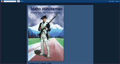 Desktop Screenshot of idaho-minuteman.blogspot.com