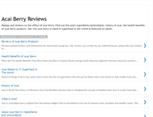Tablet Screenshot of acaiberryratings.blogspot.com