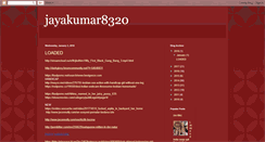 Desktop Screenshot of jayakumar8320.blogspot.com