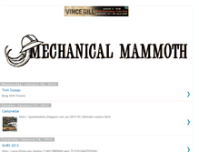 Tablet Screenshot of mechanicalmammoth.blogspot.com