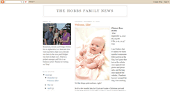 Desktop Screenshot of hobbsfamilynews.blogspot.com