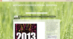 Desktop Screenshot of movimentodespertadeborapvhro.blogspot.com