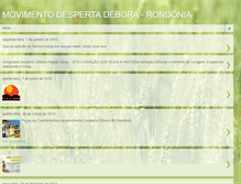 Tablet Screenshot of movimentodespertadeborapvhro.blogspot.com