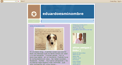 Desktop Screenshot of eduardoesminombre.blogspot.com