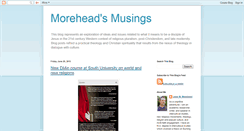 Desktop Screenshot of johnwmorehead.blogspot.com