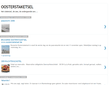 Tablet Screenshot of oosterstaketsel.blogspot.com