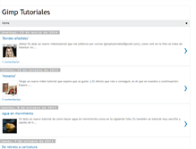 Tablet Screenshot of gimp-tutoriales.blogspot.com