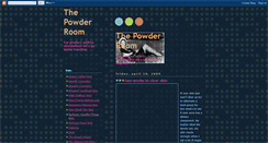 Desktop Screenshot of powderromm.blogspot.com