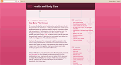 Desktop Screenshot of bodyanhealth.blogspot.com