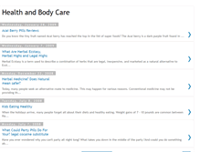 Tablet Screenshot of bodyanhealth.blogspot.com