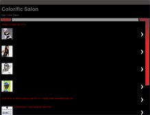Tablet Screenshot of colorificsalon.blogspot.com