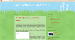 Desktop Screenshot of gizipoltekkesjkt2.blogspot.com