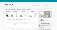 Desktop Screenshot of pai-umy.blogspot.com