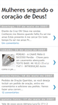 Mobile Screenshot of mulheresdeoracao.blogspot.com