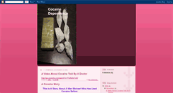 Desktop Screenshot of cocainedependence.blogspot.com