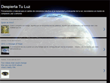 Tablet Screenshot of despiertatuluz.blogspot.com