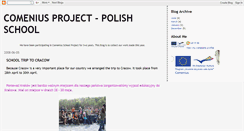 Desktop Screenshot of comeniusproject-polishschool.blogspot.com