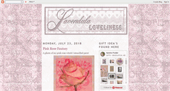 Desktop Screenshot of lavendulaloveliness.blogspot.com