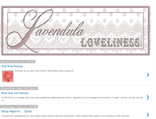 Tablet Screenshot of lavendulaloveliness.blogspot.com