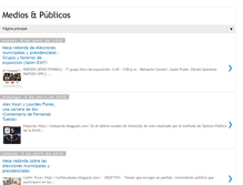 Tablet Screenshot of mediosypublicos.blogspot.com