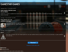 Tablet Screenshot of gamestar-games.blogspot.com