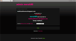 Desktop Screenshot of merah90.blogspot.com