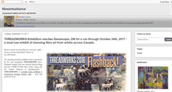 Desktop Screenshot of fibreartsalliance.blogspot.com