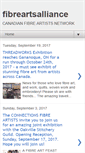 Mobile Screenshot of fibreartsalliance.blogspot.com