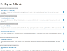 Tablet Screenshot of ehandelsblog.blogspot.com