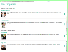 Tablet Screenshot of minibiografiasfamosos.blogspot.com