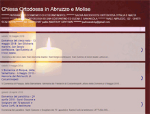 Tablet Screenshot of chiesaortodossainabruzzoemolise.blogspot.com
