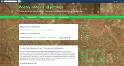 Desktop Screenshot of poetrynotesandjottings.blogspot.com