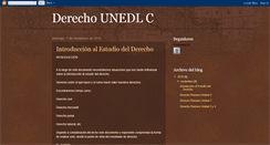 Desktop Screenshot of derechounedlc.blogspot.com