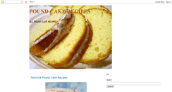 Desktop Screenshot of poundcakerecipes.blogspot.com