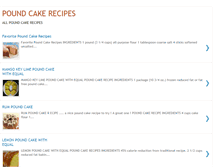 Tablet Screenshot of poundcakerecipes.blogspot.com