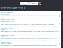 Tablet Screenshot of jobzmantra.blogspot.com