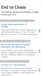 Mobile Screenshot of endtochaos.blogspot.com
