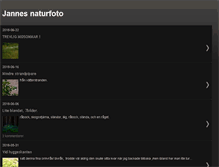 Tablet Screenshot of jannesnaturfoto.blogspot.com