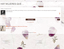 Tablet Screenshot of haymujeresque.blogspot.com