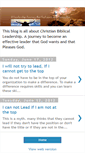 Mobile Screenshot of leadershipjourneyinlife.blogspot.com